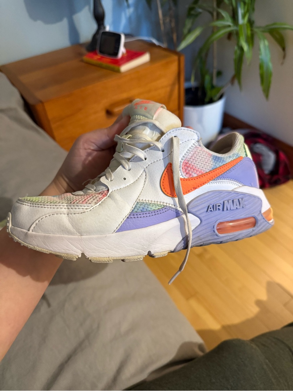 Nike Air Max Women's White Orange Lavender Multicolor Trainer